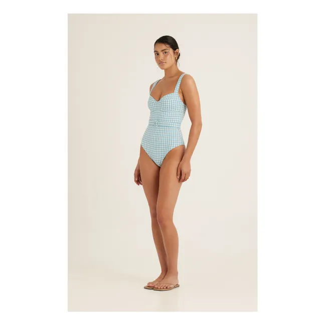 Vichy Forever One-Piece Swimsuit | Blue