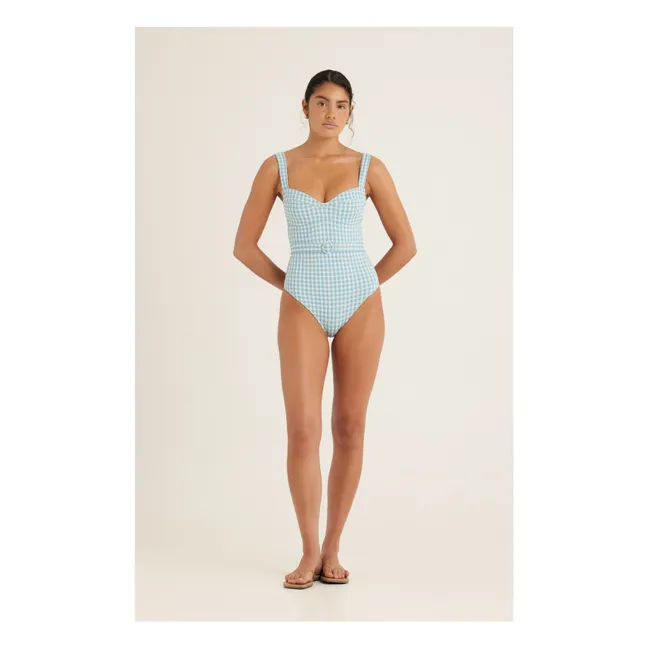 Vichy Forever One-Piece Swimsuit | Blue