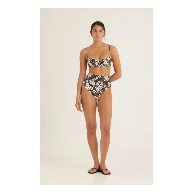 Balconnet bikini top | Brown