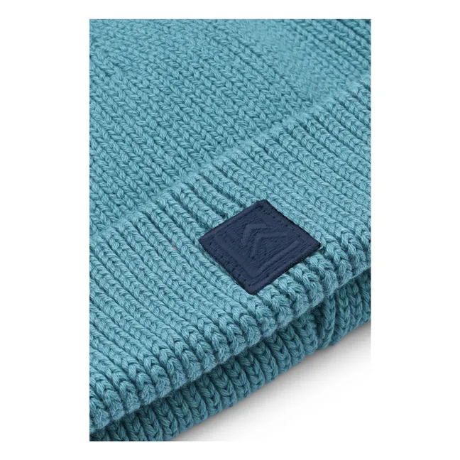 Bonnet Ezra Coton Bio | Bleu