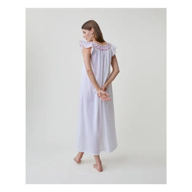 Robe de Nuit Broderies Dona | Rouge