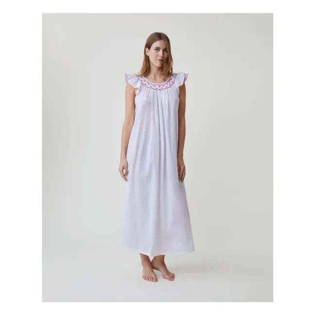 Robe de Nuit Broderies Dona | Rouge