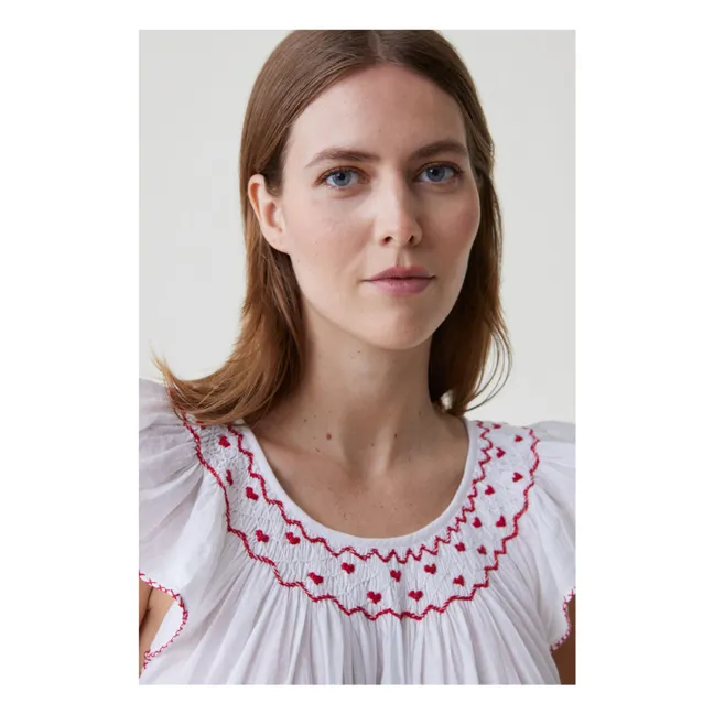 Robe de Nuit Broderies Dona | Rouge