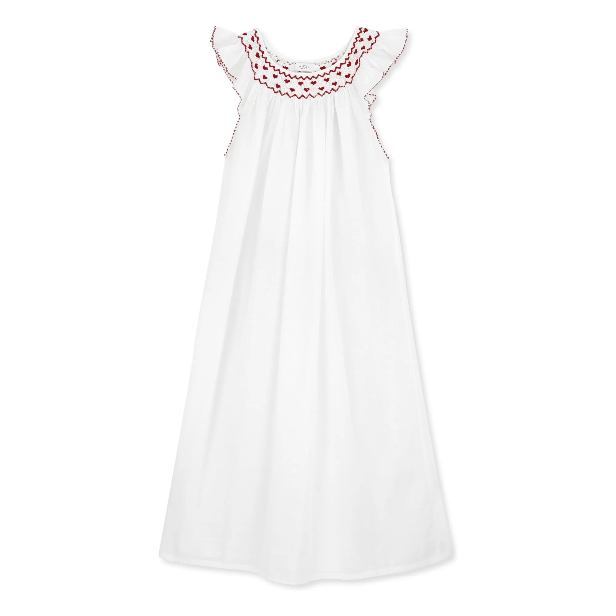 Scarlette Ateliers Red Dona Embroidery Nightgown