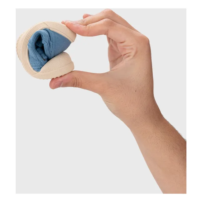 Baskets Double Scratchs Lona | Bleu azur