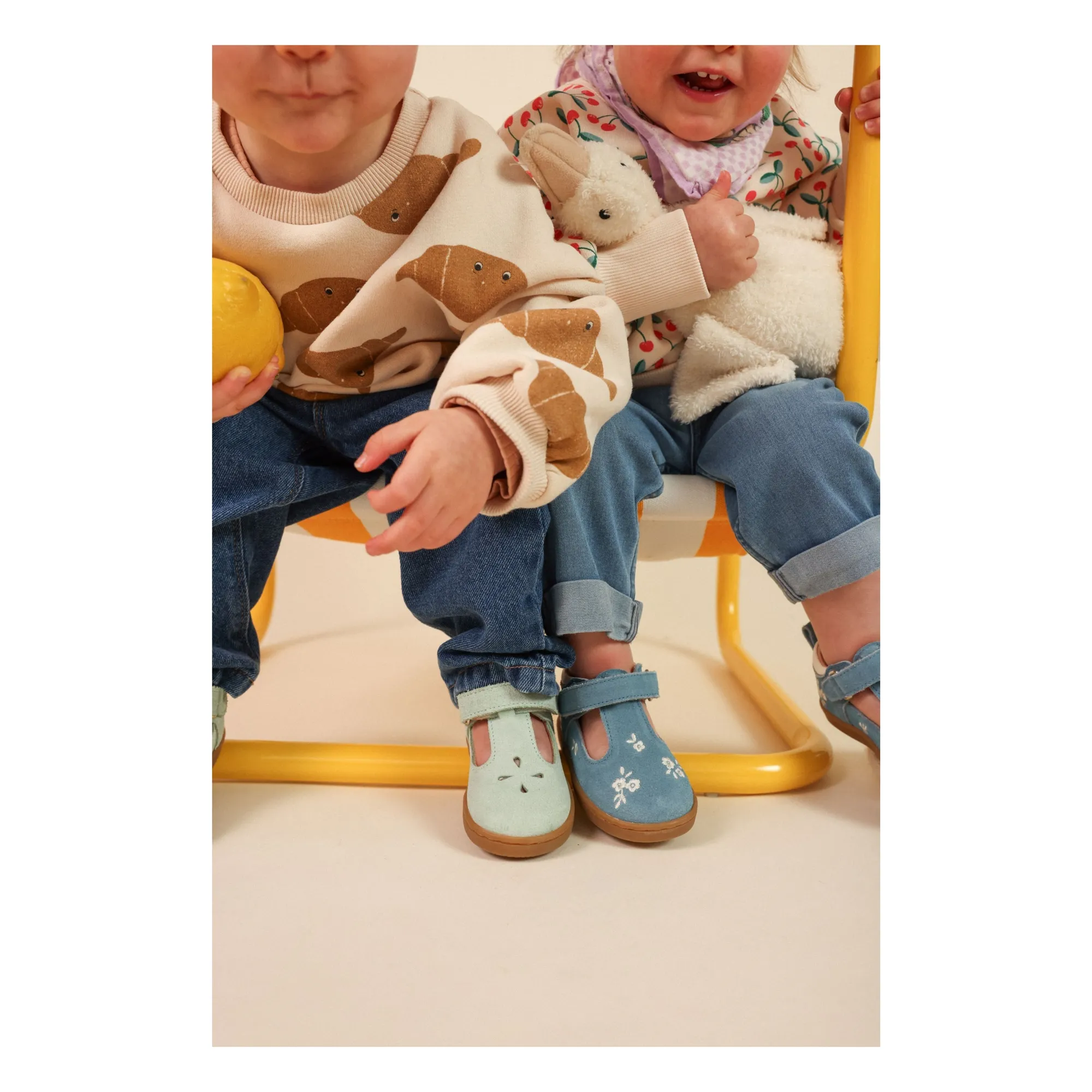 Babies Pia Etoile Suede | Bleu Glacier- Image produit n°4