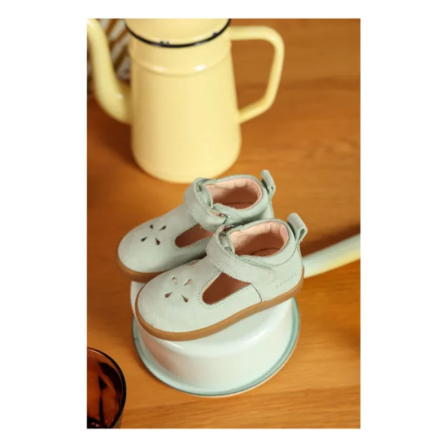 Bebés de ante Pia Etoile | Verde Celedón