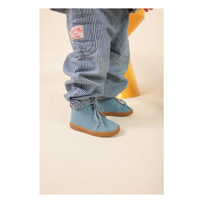 Raoul - Sneakers allacciate in pelle scamosciata | Denim