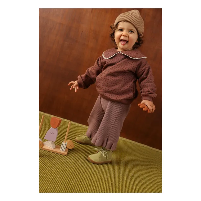 Zapatillas con cordones de ante Raoul | Verde Almendra