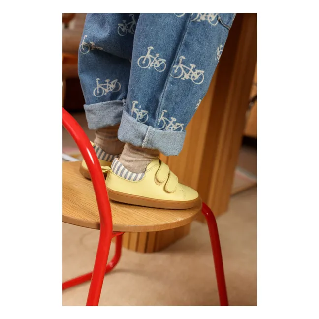 Zapatillas rayadas Mahaut | Amarillo palo