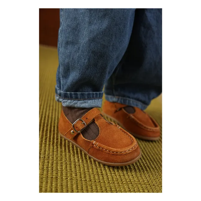 Babies Olive Suede | Camel