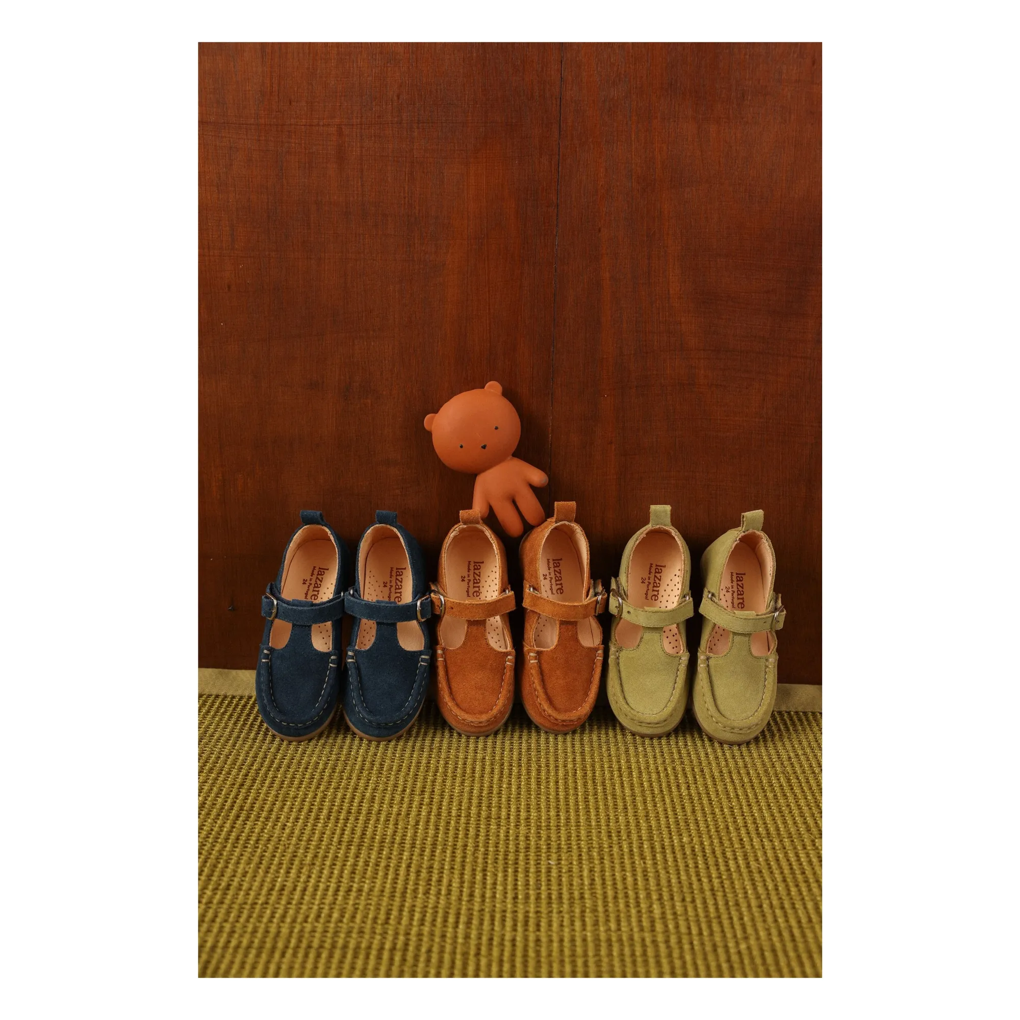 Babies Olive Suede | Bleu marine- Image produit n°1