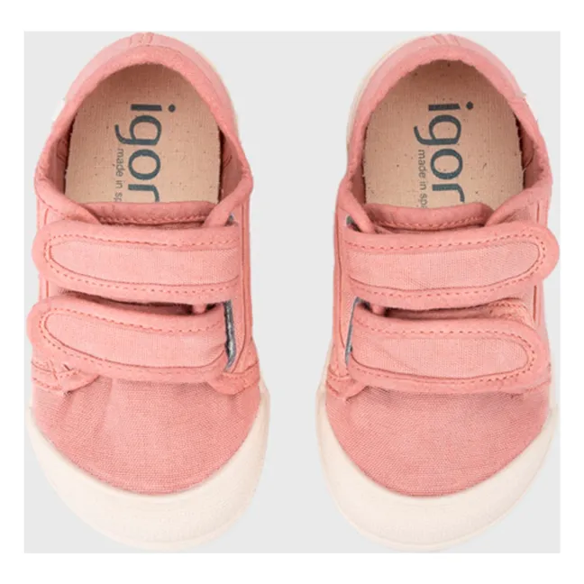 Zapatillas Lona Double Scratch | Rosa Pálido