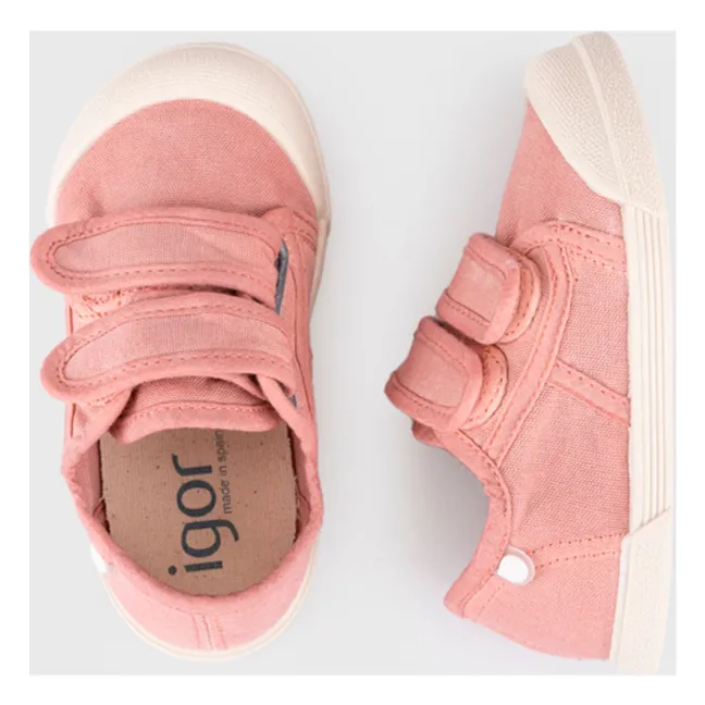 Zapatillas Lona Double Scratch | Rosa Pálido