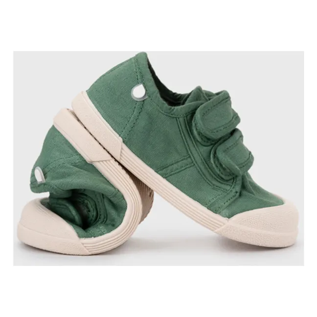 Sneakers Lona Double Scratch | Verde kaki chiaro