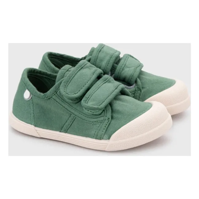 Sneakers Lona Double Scratch | Verde kaki chiaro