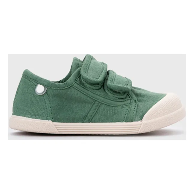 Sneakers Lona Double Scratch | Verde kaki chiaro