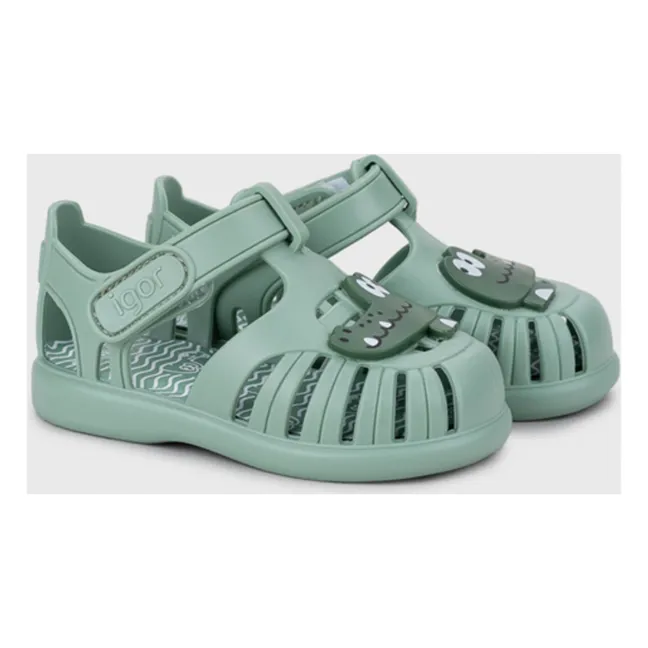 Chaussures d'Eau Tobby Crocodile | Sauge
