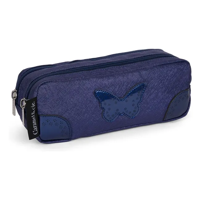 Estuche Oxford doble | Azul