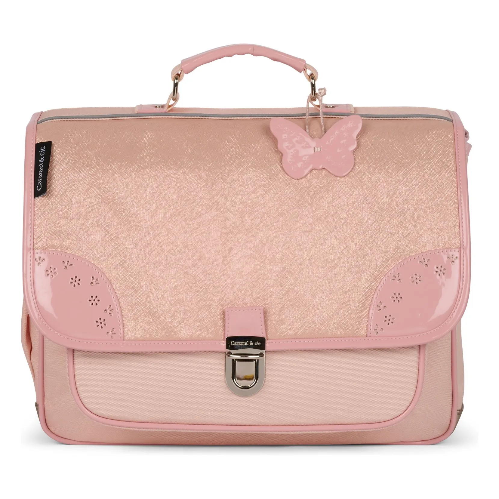 Caramel & Cie Powder Pink Oxford Satchel