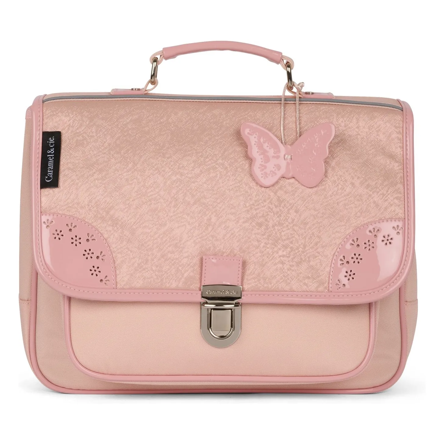 Caramel & Cie Powder Pink Small Oxford Satchel