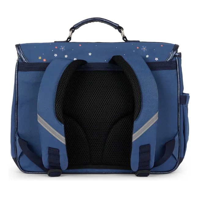 Cartera con volantes Stella | Azul Marino