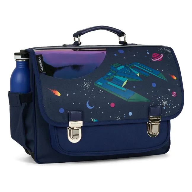 Cosmic Expedition satchel | Dark Blue