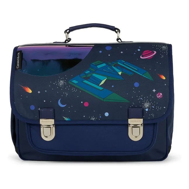 Cartera Cosmic Expedition | Azul oscuro