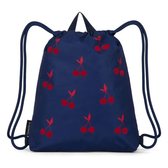 Sac de Sport Velvet Cherries | Bleu marine