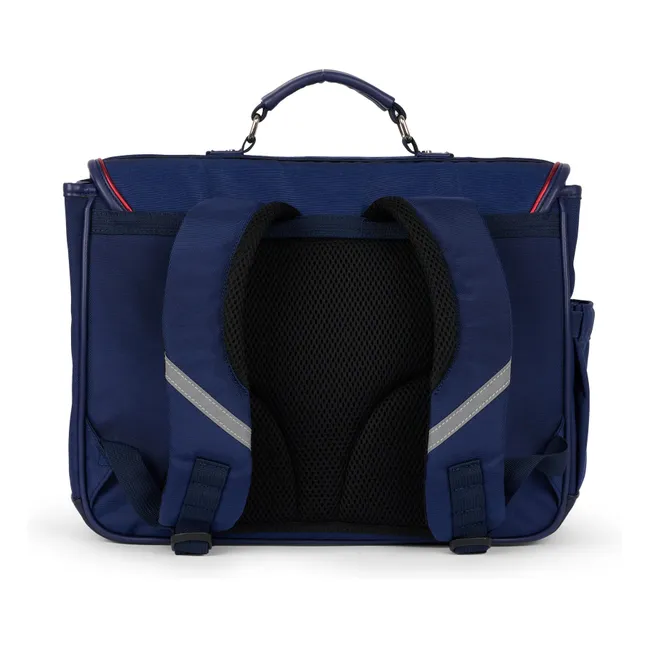 Cartera de terciopelo Cerezas | Azul Marino