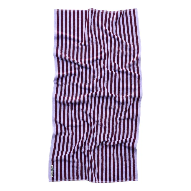 Serviette de bain Naram | Bordeaux
