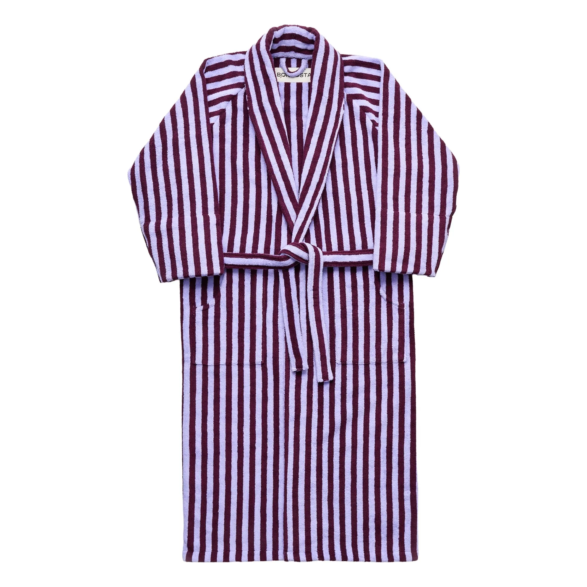 Bongusta Unisex Burgundy Naram Bathrobe