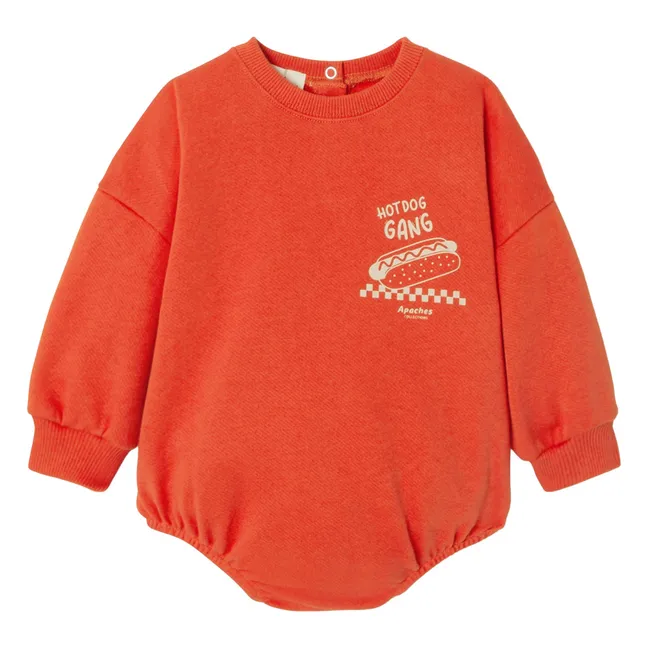 Barboteuse Hot-Dog Carma | Orange
