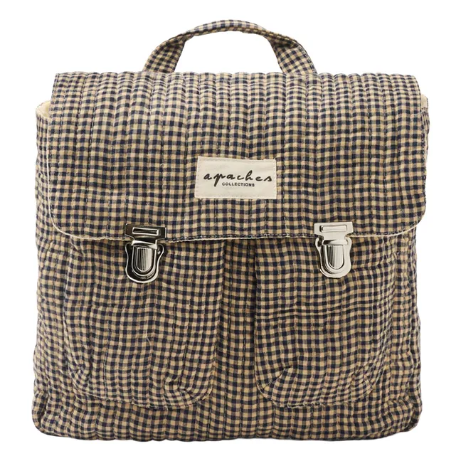 Mochila Suji Carreaux  | Negro