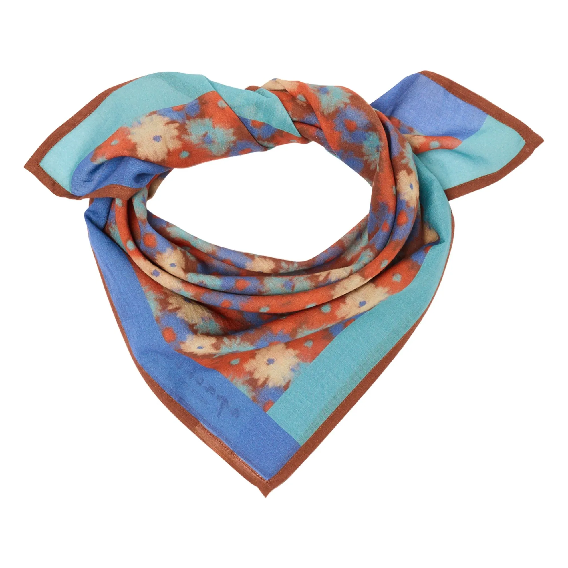Bufanda Falala Floral | Azul- Imagen del producto n°2