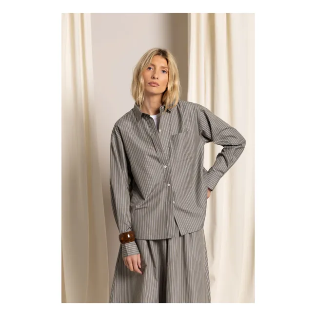 Chemise Kanel Rayée | Gris