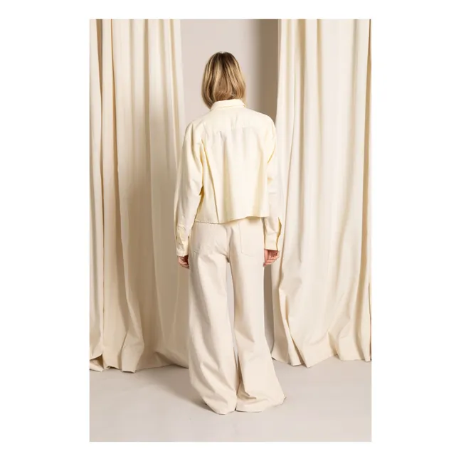 Chili Short Shirt | Pale yellow