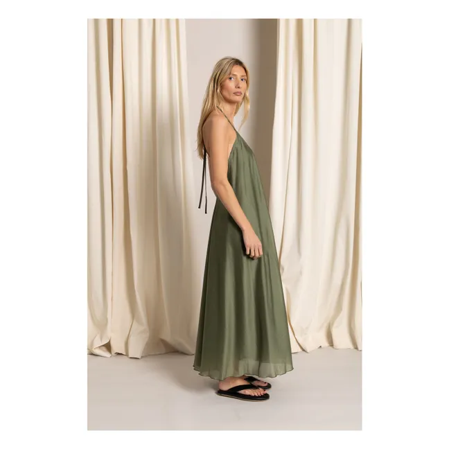 Robe Ample Megane | Vert kaki