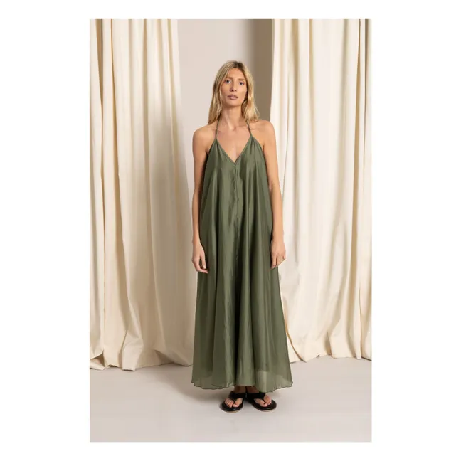 Robe Ample Megane | Vert kaki