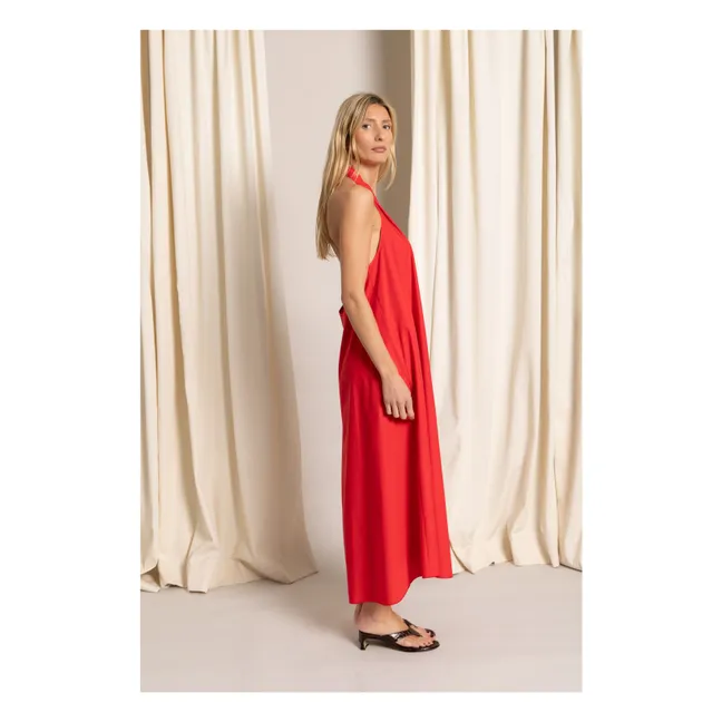 Robe Ample Faye | Rouge vermillon