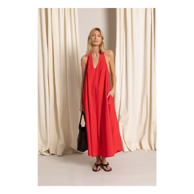 Vestido Faye Ample | Rojo Bermellón