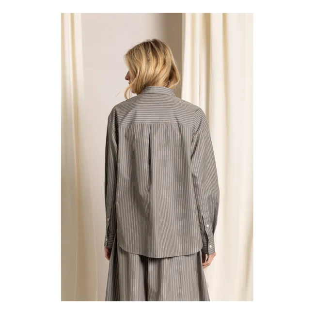 Falda a rayas Bruna | Gris