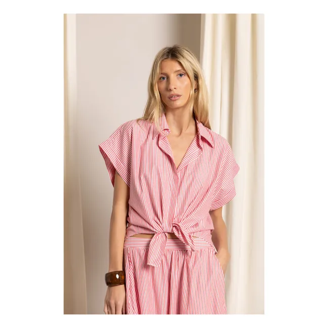 Jupe Evasée Bettina | Rouge cerise