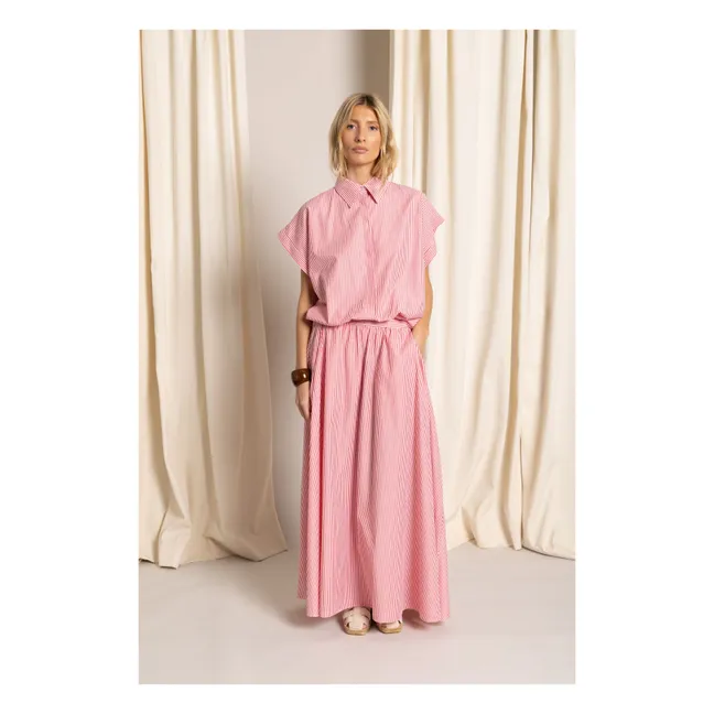 Jupe Evasée Bettina | Rouge cerise