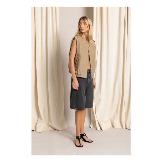 Bermuda vaquera Paola | Vaquero gris