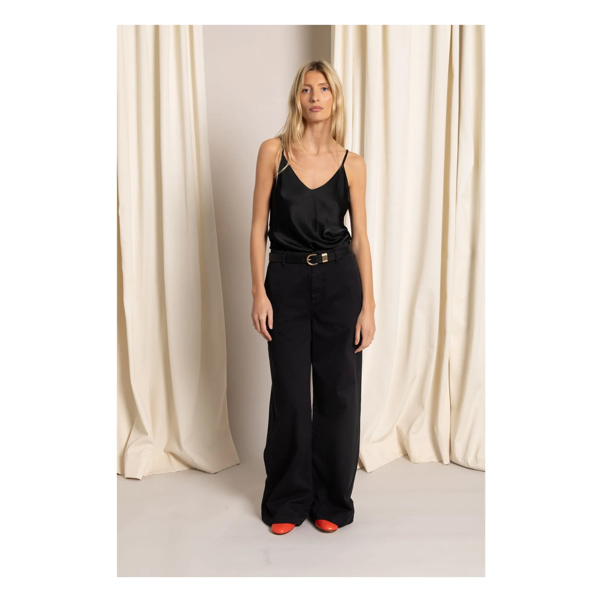 Smallable Woman Black Large Pants Paris