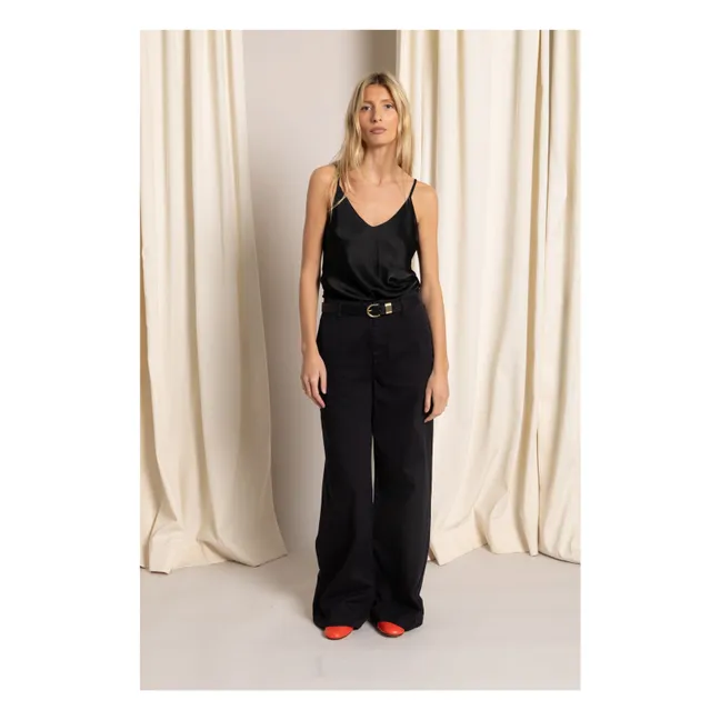 Pantalon Large Paris | Noir