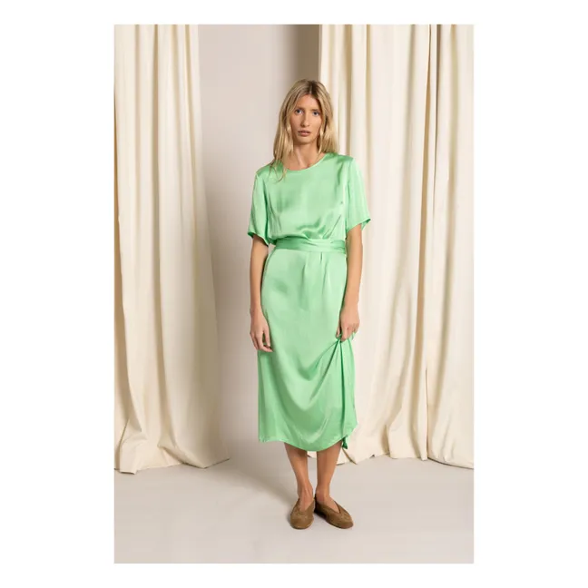 Vestido camiseta Edith | Verde Prado