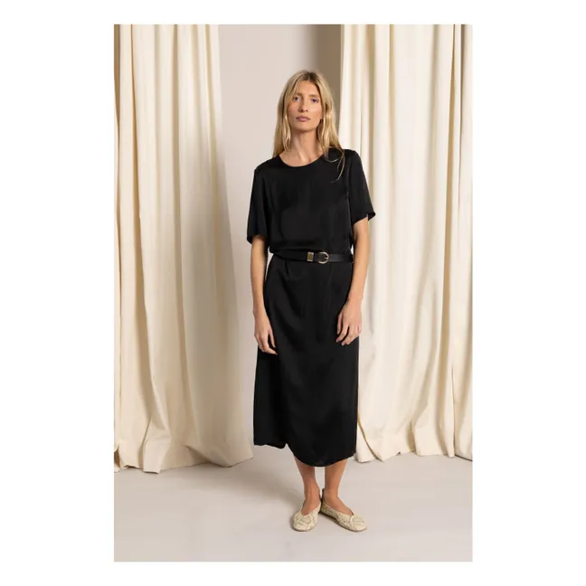 Robe T-shirt Edith | Noir