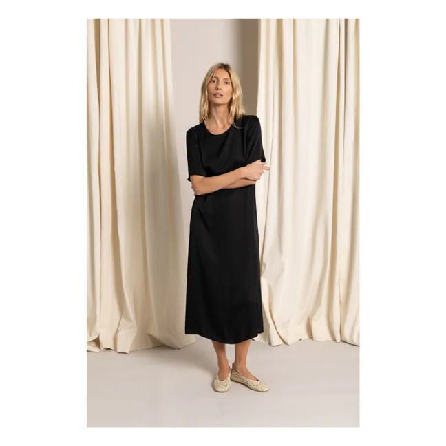 Robe T-shirt Edith | Noir